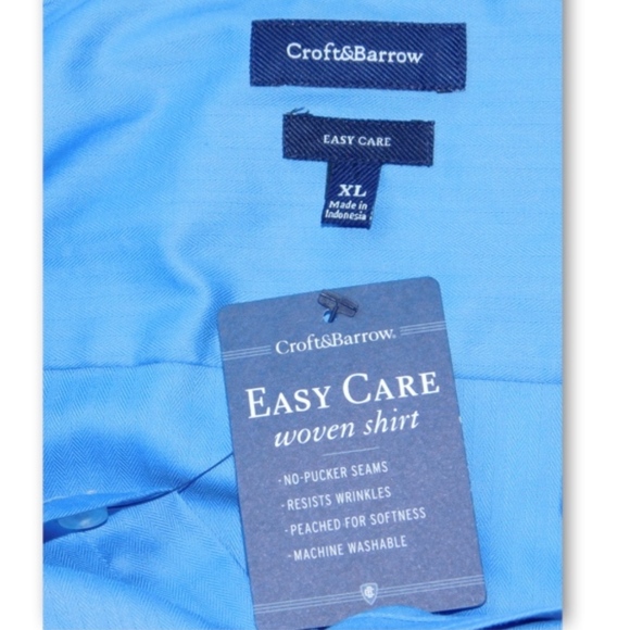 Croft & Barrow Short Sleeve Easy-Care Casual Shirt - Picture 7 of 8